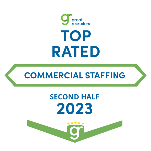 Top Rated Commercial Staffing Firm 2nd half 2023