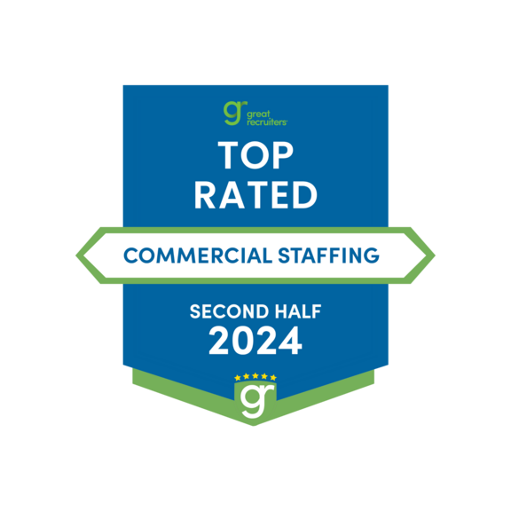 Top Rated Commercial Staffing Firm 2nd half 2024