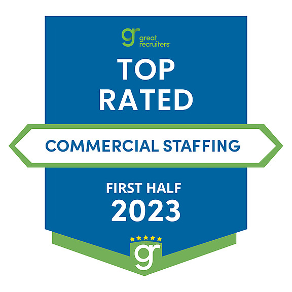 Top Rated Commercial Staffing Firm 1st half 2023